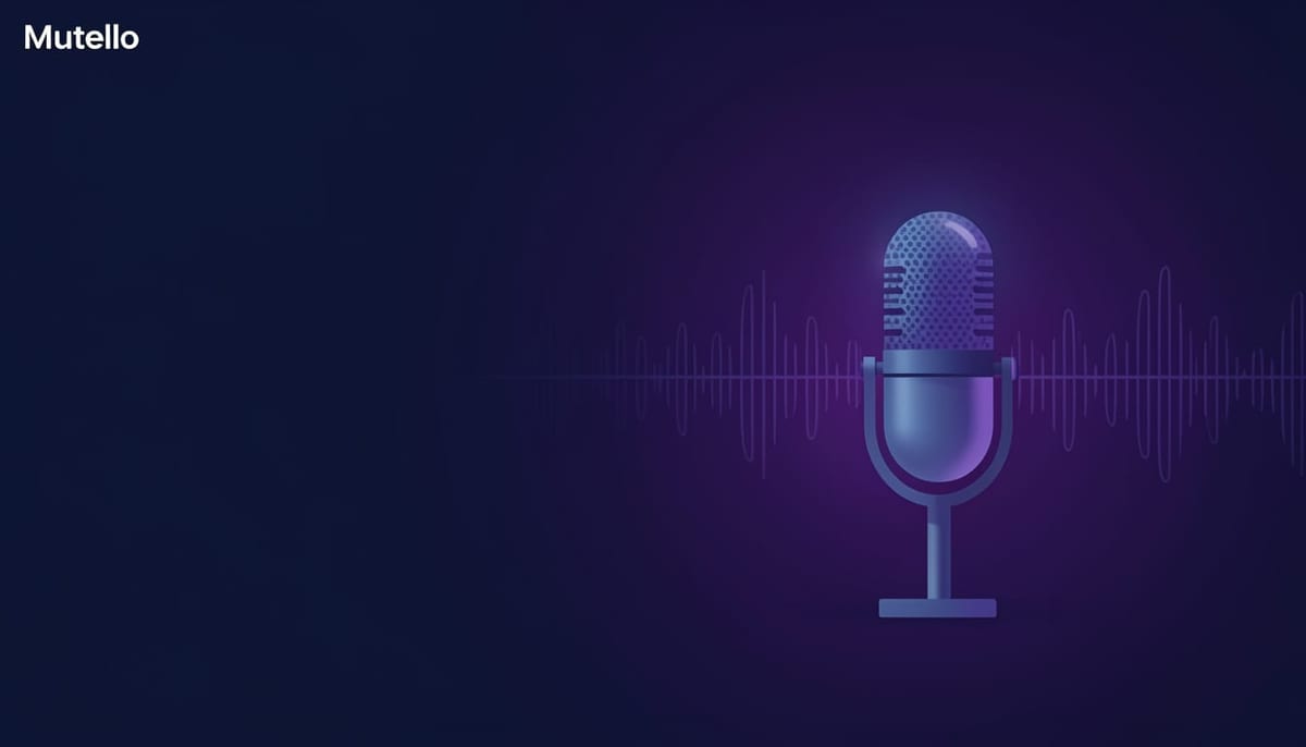 Microphone Overlay Mutello — Windows mic mute app (hotkey, tray & overlay)